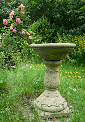 Vogeltrnke im Garten